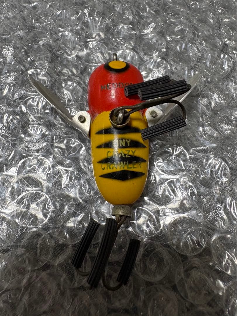 オールドヘドン　タイニークレイジークローラー　的目　希少カラー　HEDDON