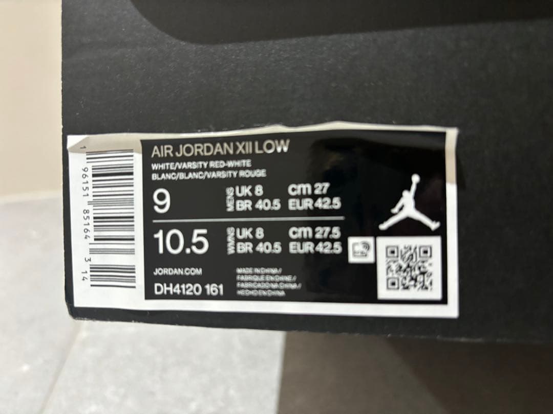 NIKE AIRJORDAN XII LOW 9 27cm ゴルフシューズ
