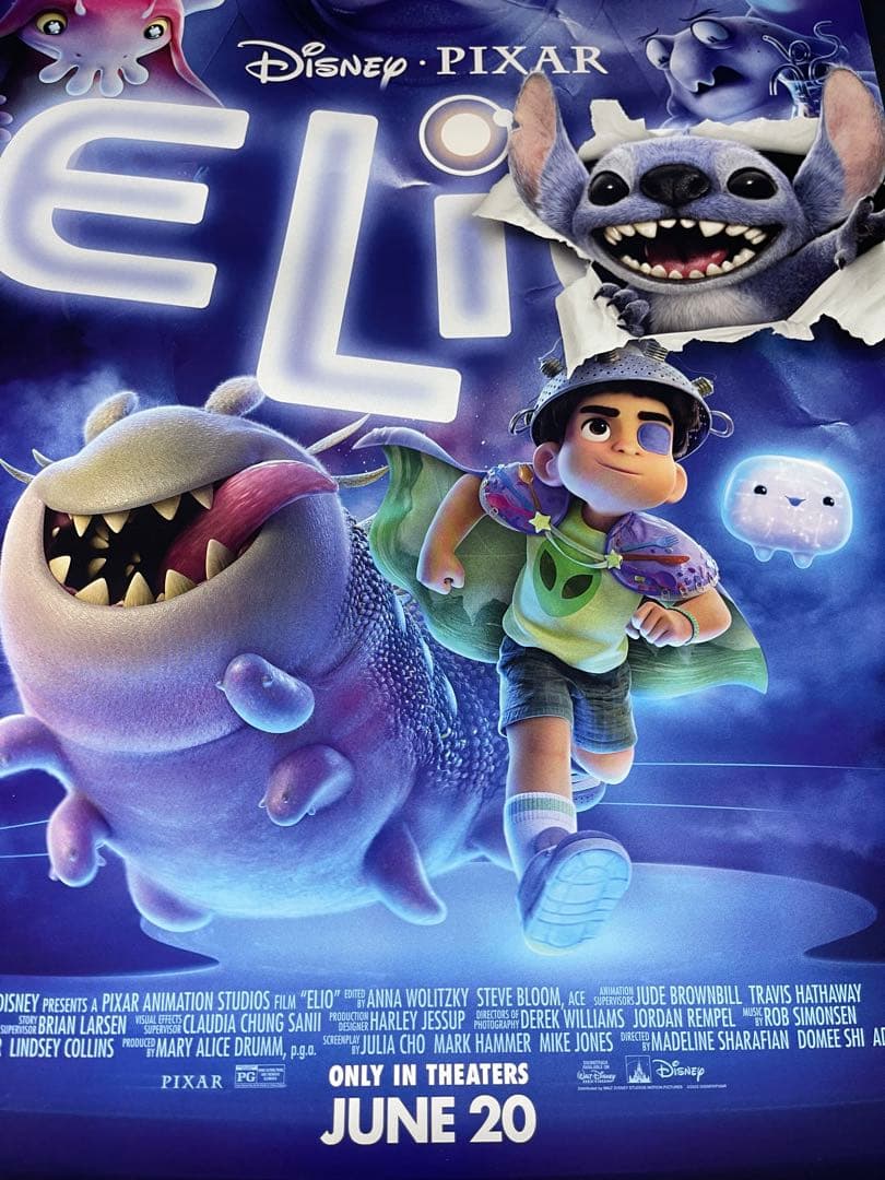 *非販売品*映画館用ポスターUS版:リロ＆スティッチ 星つなぎのエリオ