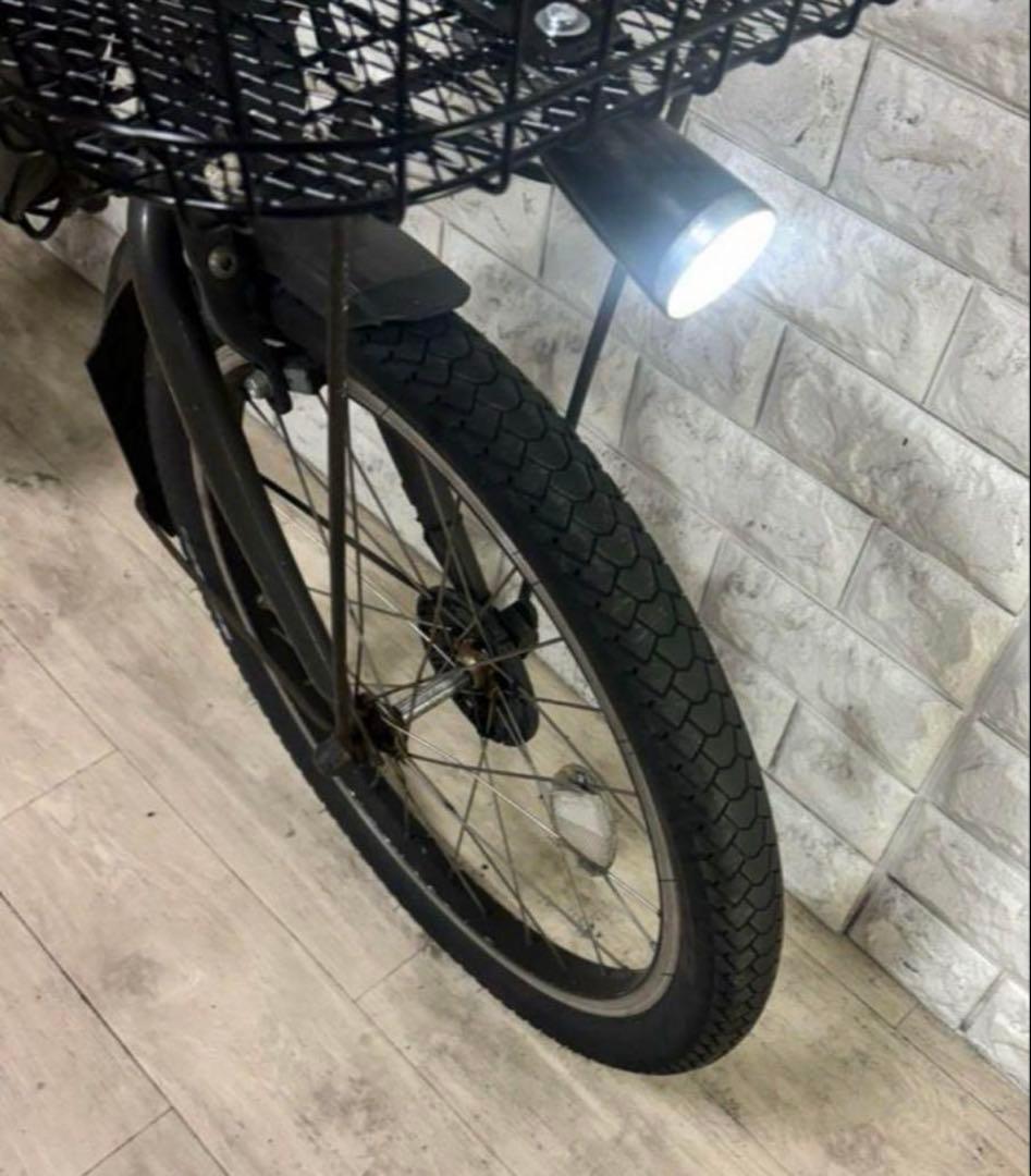 美品✨新品✨サドル✨バッテリー最高レベル✨ブリヂストンビッケ✨子供乗せ電動自転車