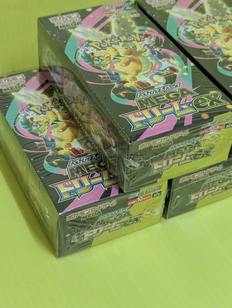 ポケモンカード MEGAドリームex 5BOX 新品未開封 シュリンク付き