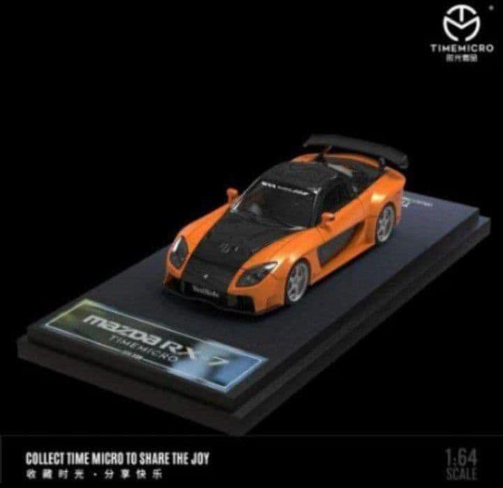 ◉1/64TIMEMICRO【RX-7ヴェイルサイド/➕ハンフィギュア付き】新品
