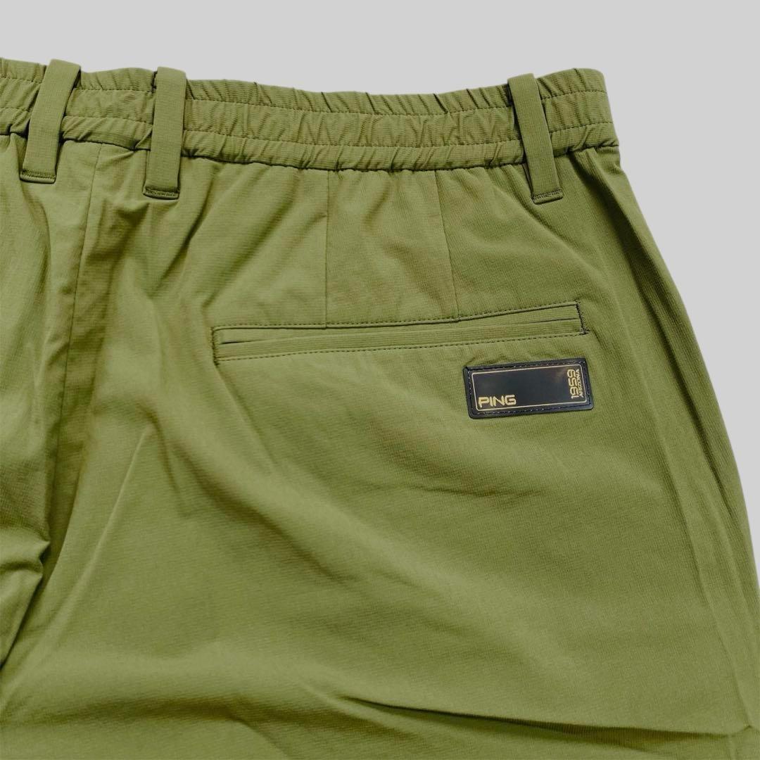 【新品】PING　ストレッチ パンツ　メンズ　LL　カーキ　ゴルフ