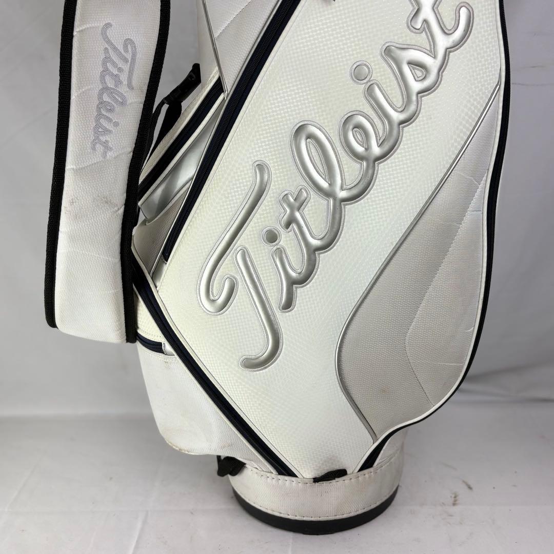 タイトリスト TITLEIST キャディバッグ ゴルフバッグ ホワイト 5分割
