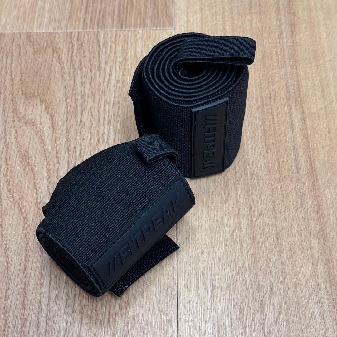 【筋トレ始めるならコレ！】 FITPEAK パワーグリップ/リストラップセット