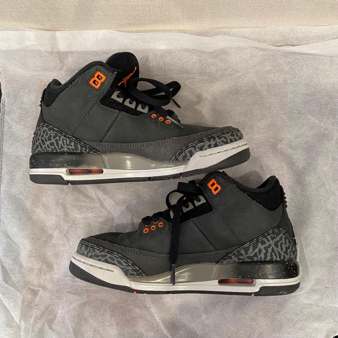AIR JORDAN 3 ジョーダン ブランド 3 レトロ GS 23 【美品】