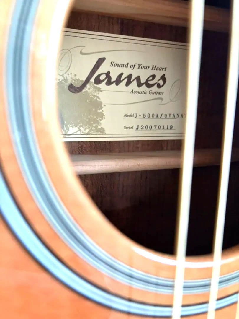 【送料込】【美品】James　J-500A ピックアップ付　整備済