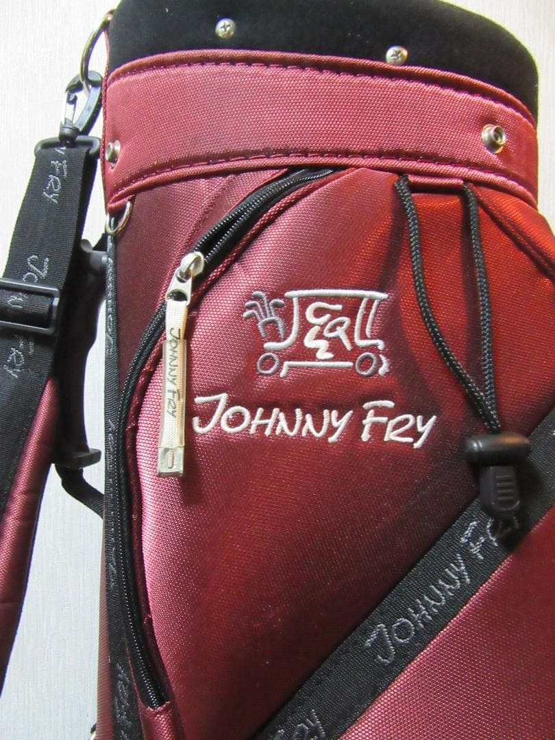 ★ジョニー.フライ★JONNY FRY★キャディ-バック★ワインレッド★