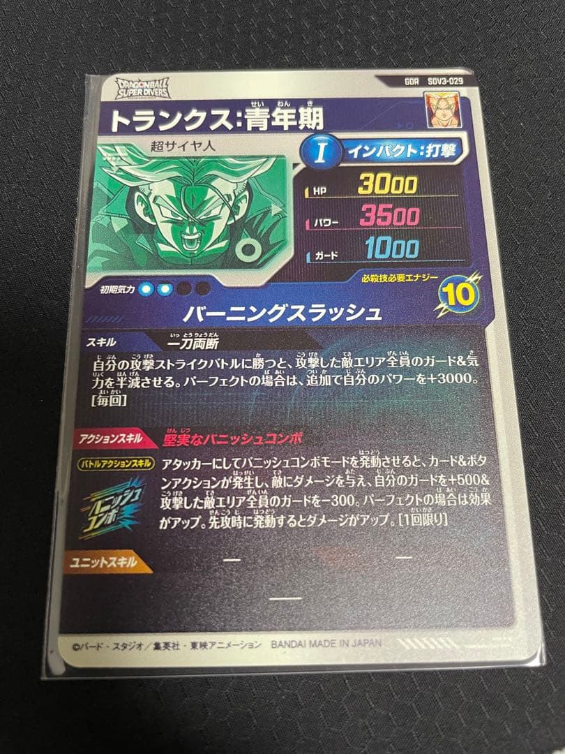 sdv3-029 トランクス青年期