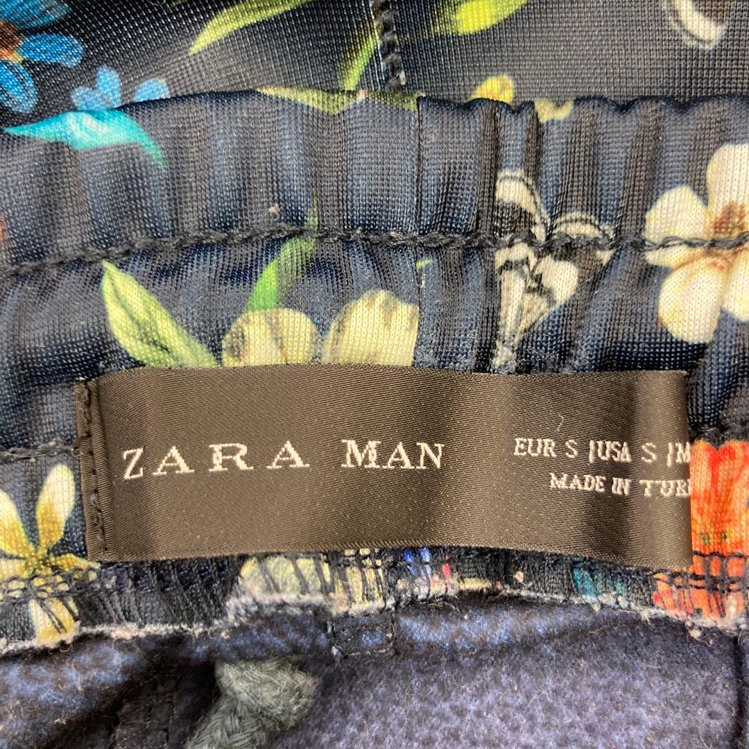 ZARA MAN ザラマン ジャージ上下 セットアップ 総柄 花柄 マルチカラー
