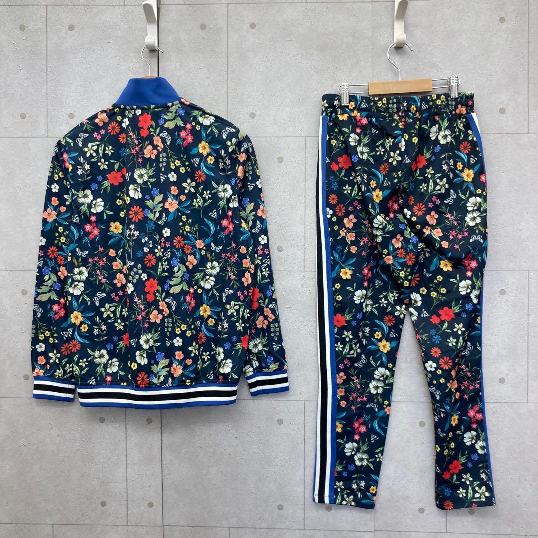 ZARA MAN ザラマン ジャージ上下 セットアップ 総柄 花柄 マルチカラー