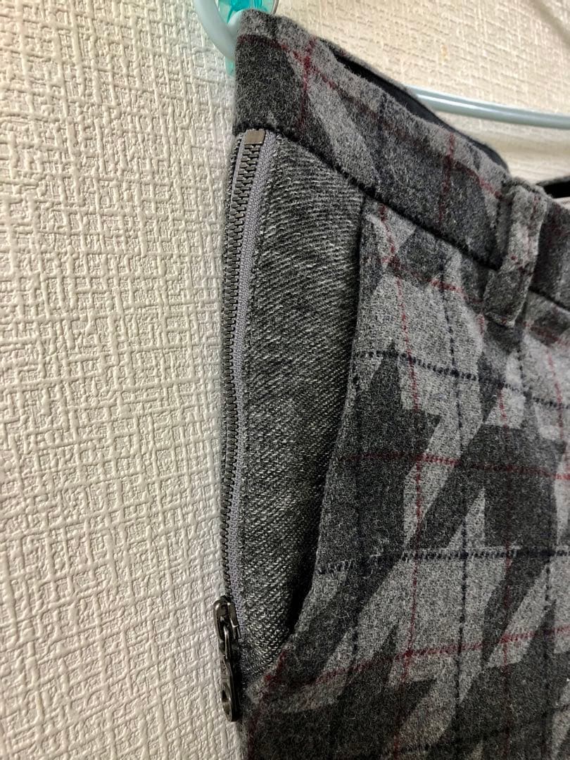 『MARK&LONA』マークアンドロナ パンツ 千鳥格子柄 グレーチェック　L
