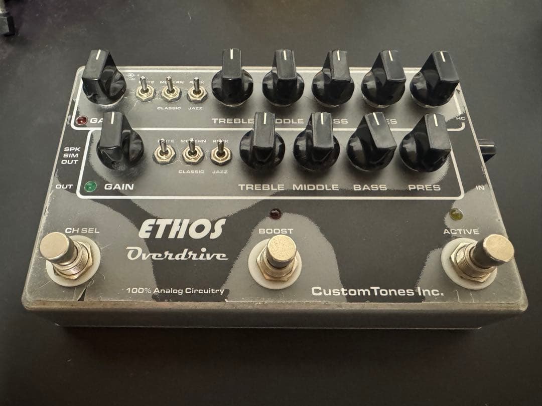 CUSTOM TONES ETHOS OVERDRIVE 初期