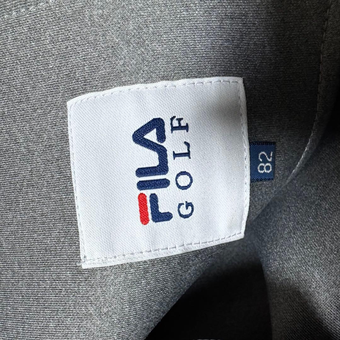 FILA GOLF フィラゴルフ 中綿 切り替え パンツ ズボン グレー 82