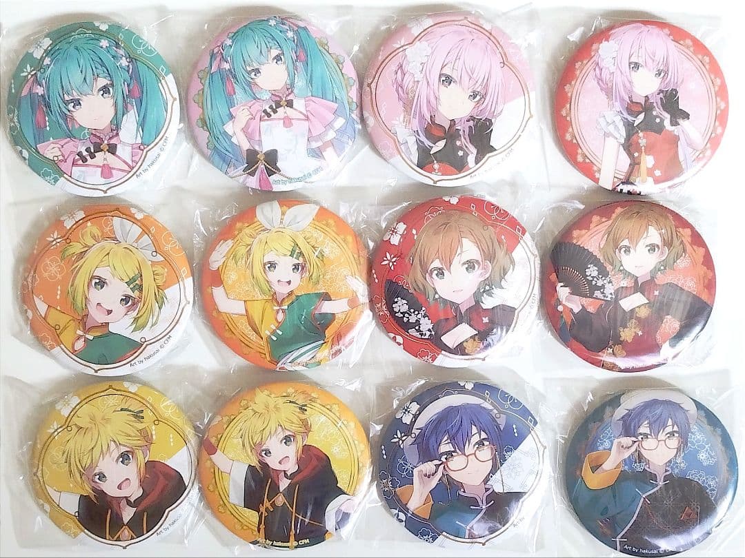 [激レア] 初音ミク あたり付き ビビット 缶バッジ 第一弾 コンプリートセット