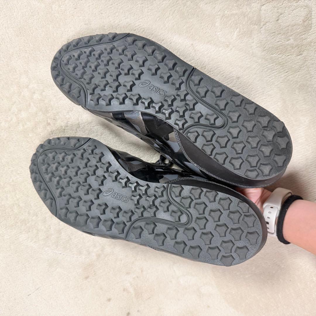 MARK&LONA × ASICS 27cm スカル カモフラ ブラック