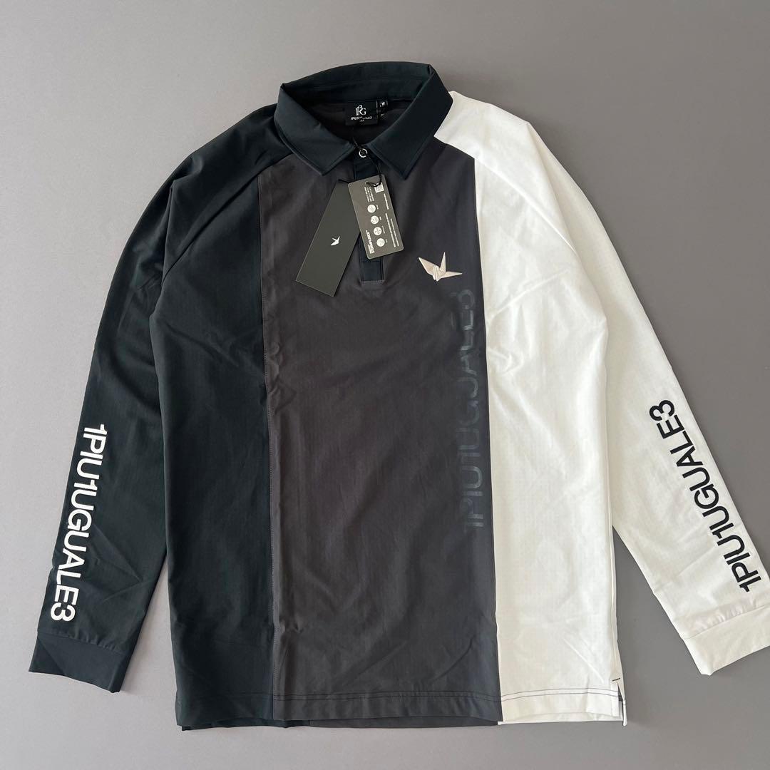 【新品】1piu1uguale3GOLF 現行　ポロシャツ　長袖　メンズ　ゴルフ