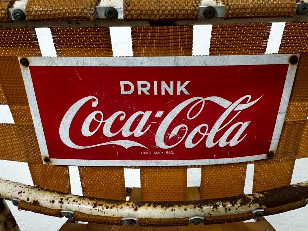 『Coca-Cola』コカコーラ 折りたたみチェア パイプイス RWcha54