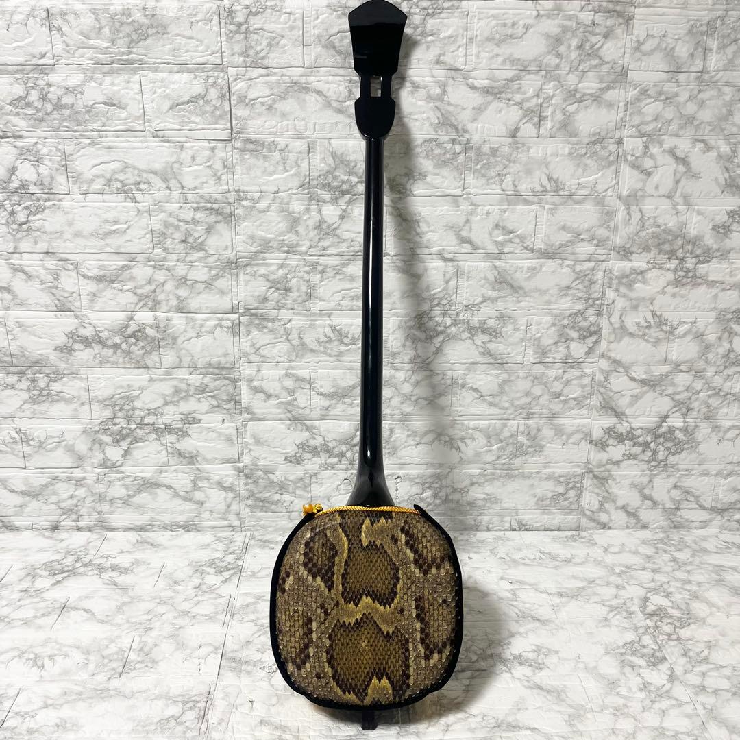 三味線 本蛇皮 弦楽器 和楽器 楽器 アート 三味線本体 現状品