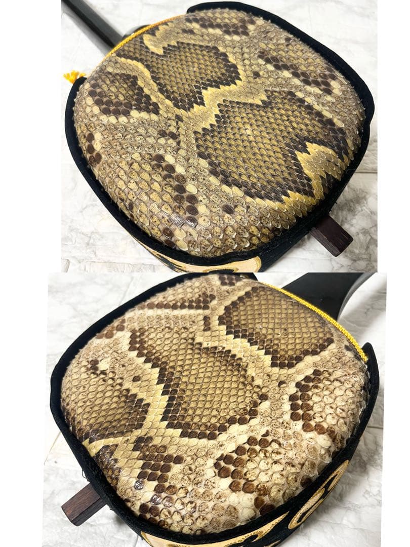 三味線 本蛇皮 弦楽器 和楽器 楽器 アート 三味線本体 現状品