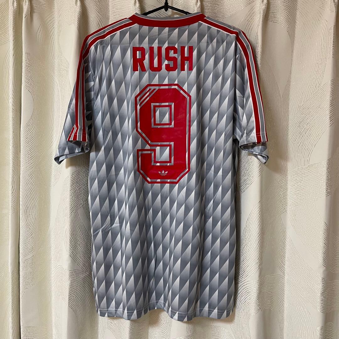 リバプール1989/91away復刻サッカーユニフォーム　イアンラッシュ