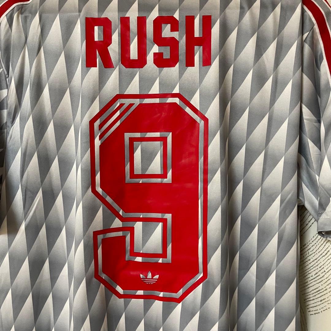リバプール1989/91away復刻サッカーユニフォーム　イアンラッシュ