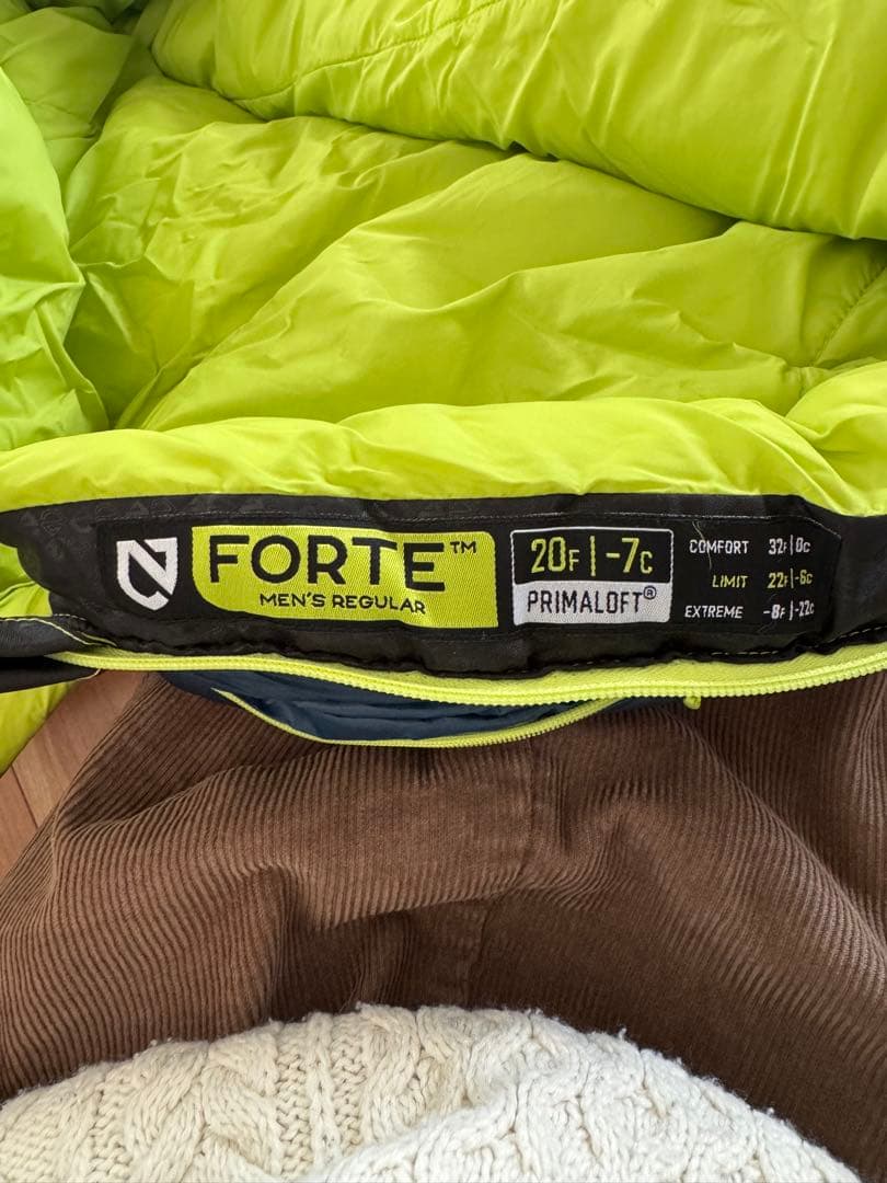 NEMO FORTE™ 寝袋 20°F / -7°C