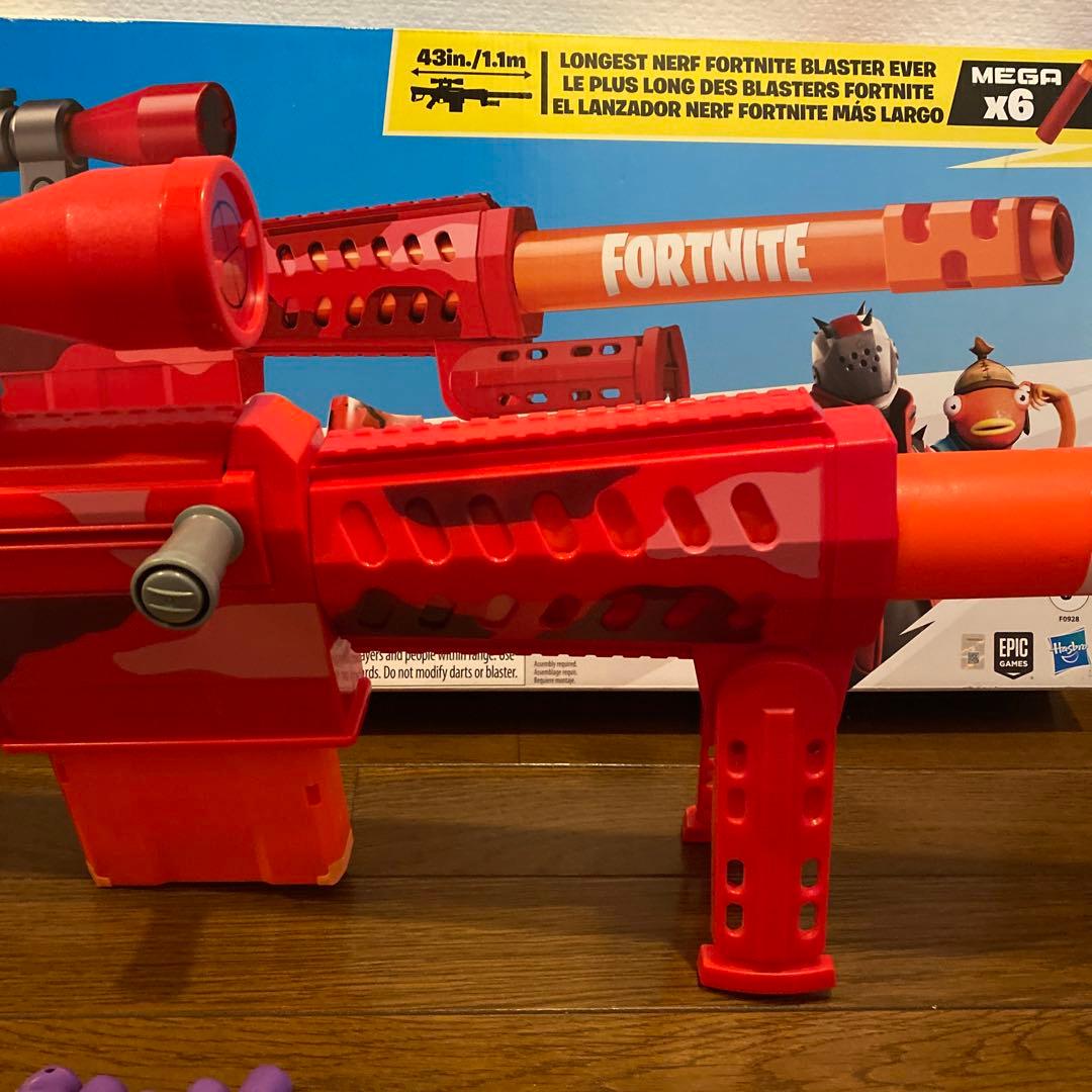 NERF FORTNITE HEAVY SR トイガン　説明書、箱、ダーツ付き