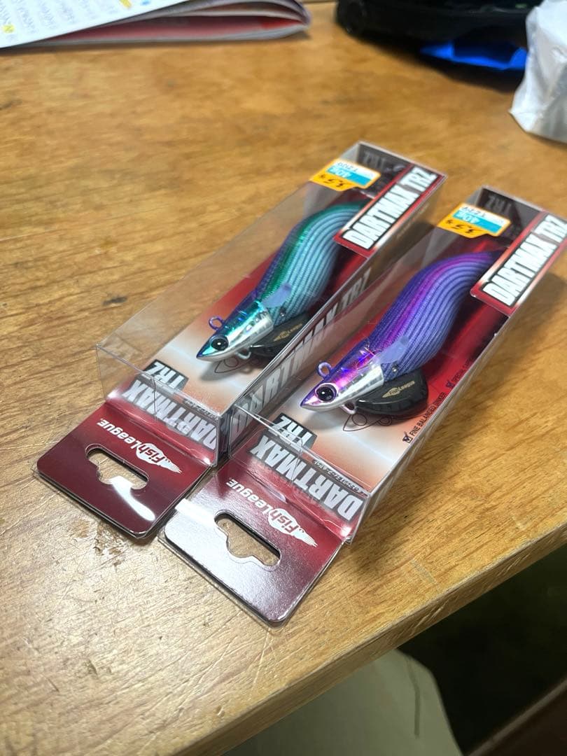 DARTMAX TRZ 40g エギ　2個セット　パープル　3.5号