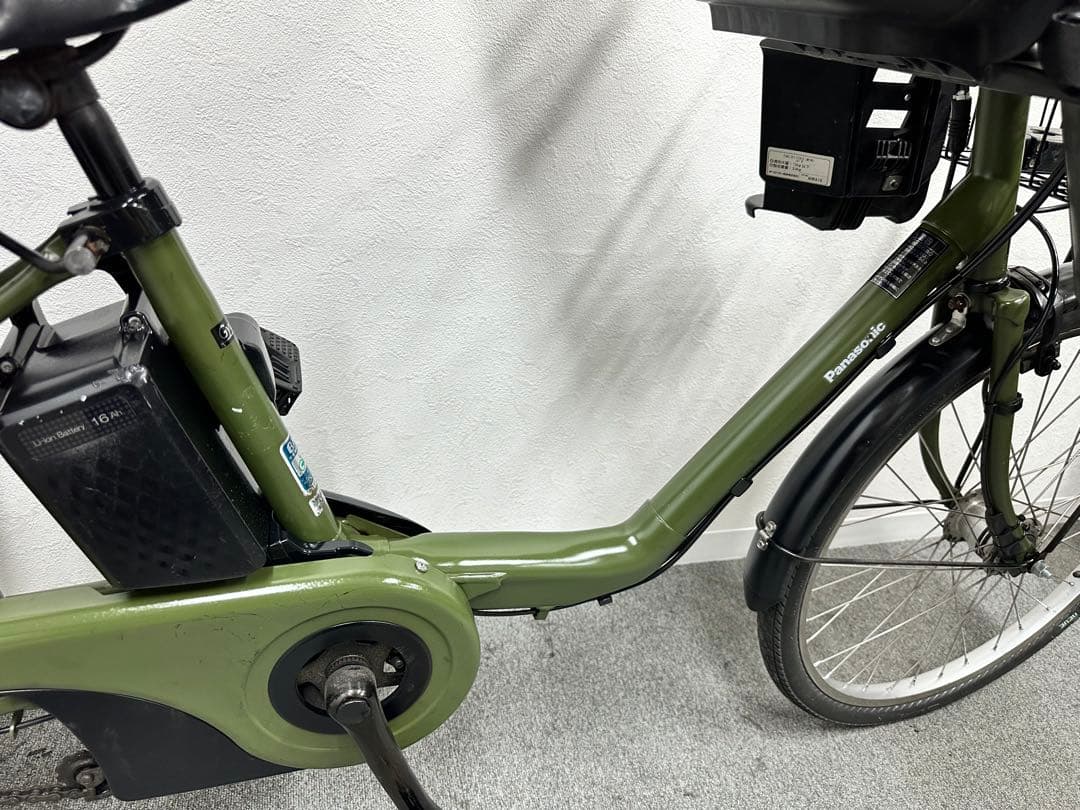 3人乗り電動アシスト自転車　パナソニック製　22インチ子供乗せシート付き　買い得