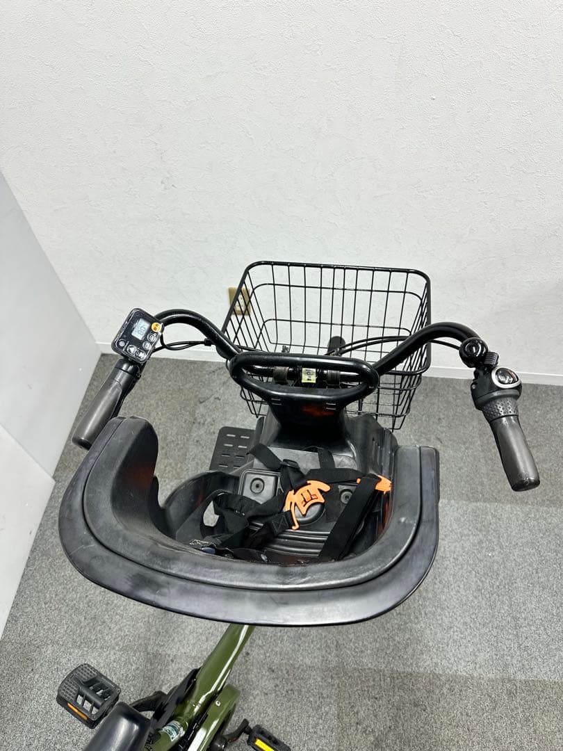 3人乗り電動アシスト自転車　パナソニック製　22インチ子供乗せシート付き　買い得