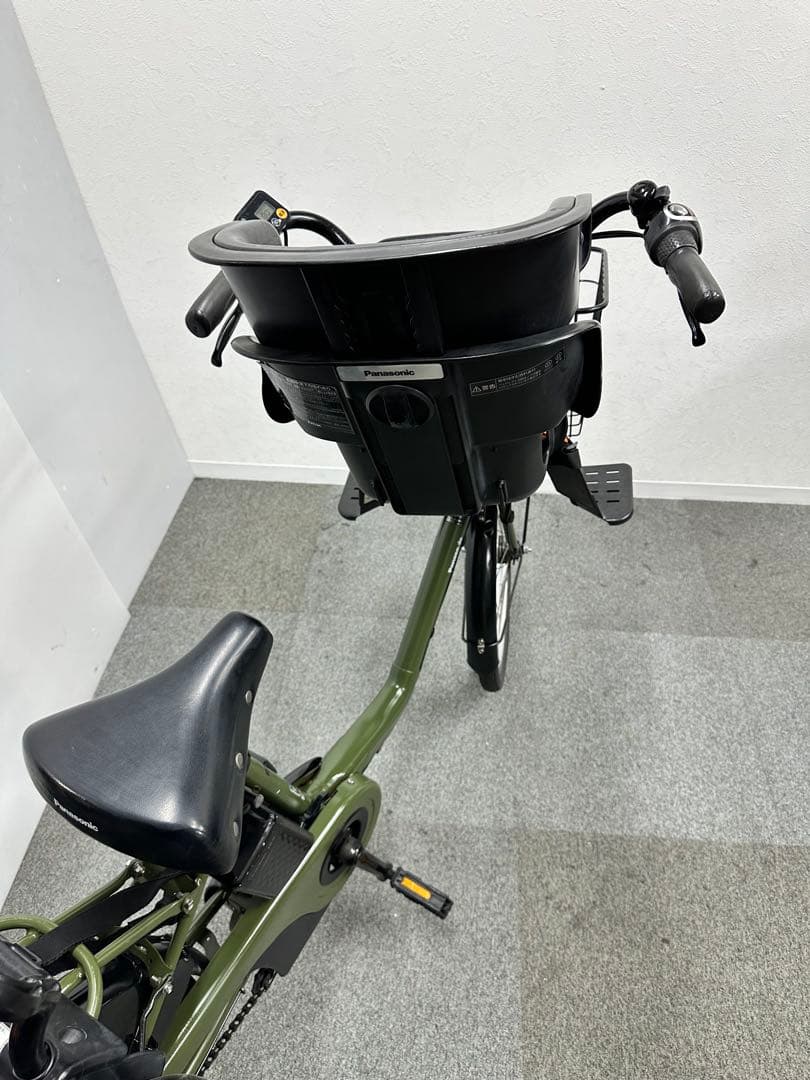 3人乗り電動アシスト自転車　パナソニック製　22インチ子供乗せシート付き　買い得