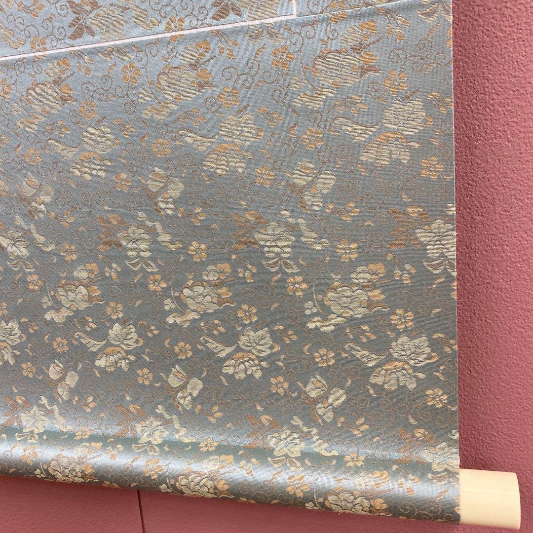 美品 掛け軸 小野守鳳作 牡丹図 共箱 太巻き付 四季花 年中掛け