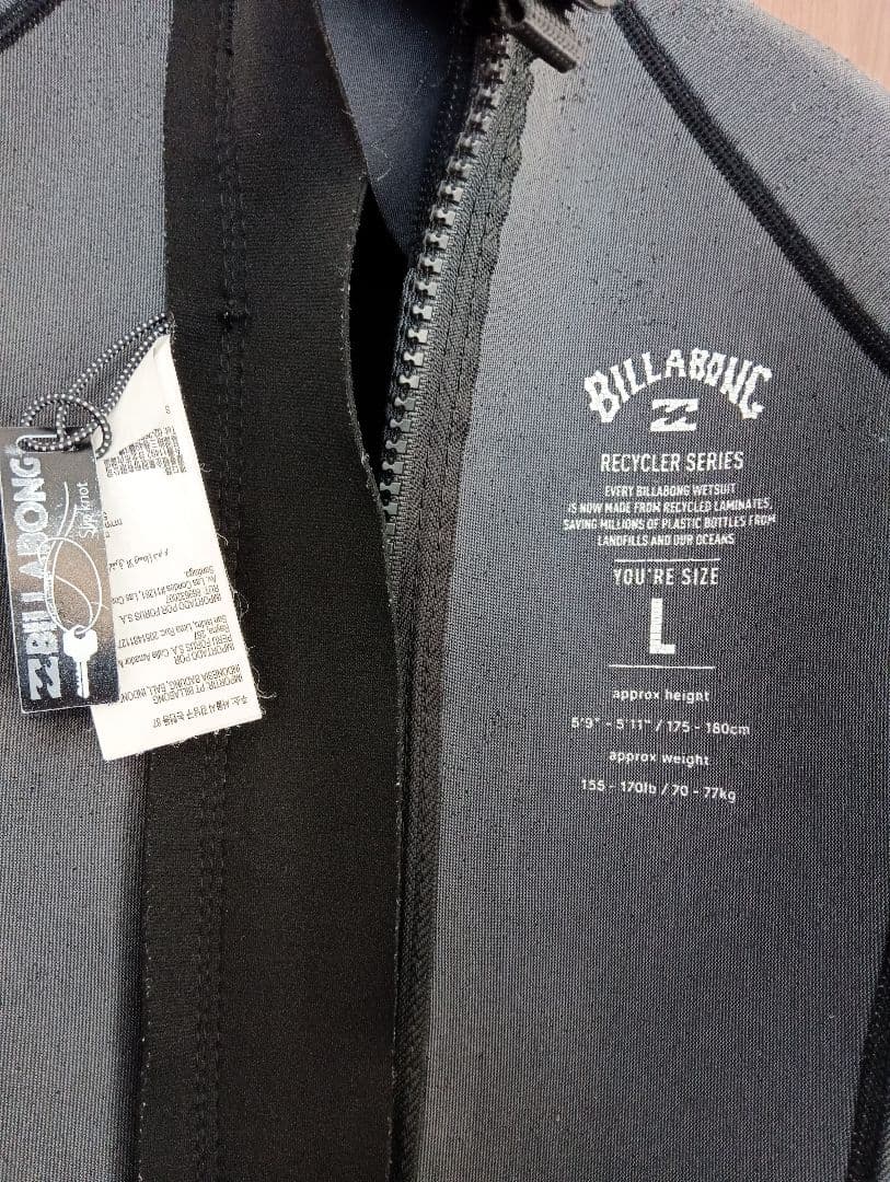 Billabong 3/2ミリ ジャーフル