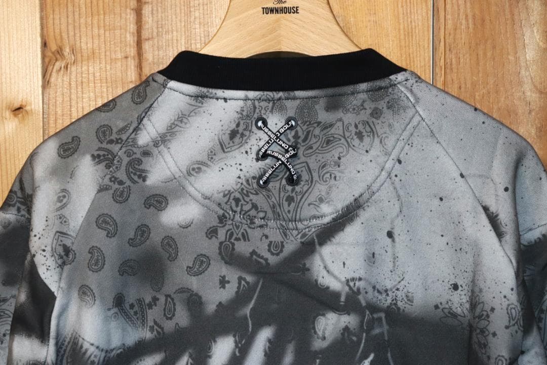 新品 ラッセルノ クルーネック プルオーバー スプレーペイズリー(6/XL) Ⓗ