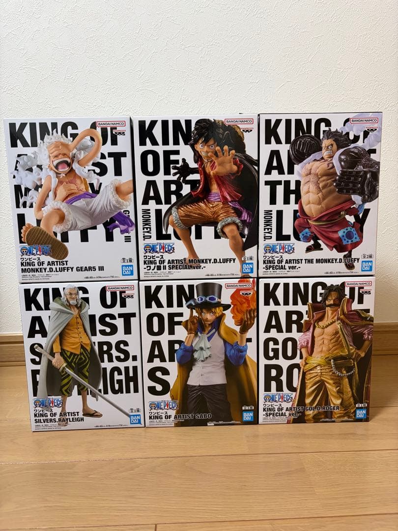 【未開封】KING OF ARTIST ワンピース 6体セット