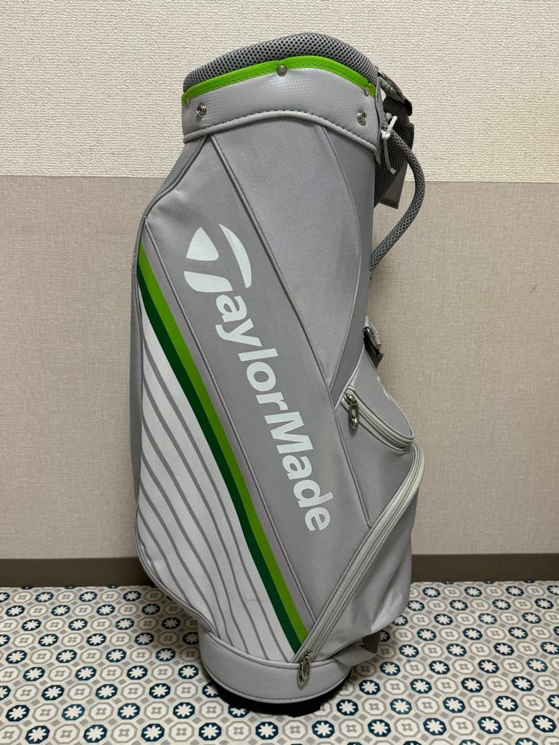 中古 TaylorMade ゴルフバッグ キャディバッグ グレー ゴルフ
