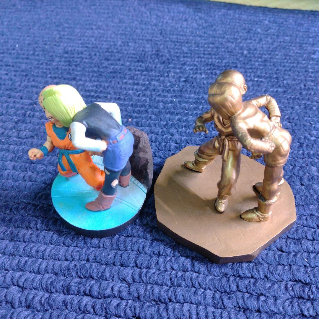ドラゴンボールフィギュア　ドラカプ　クリリン＆18号