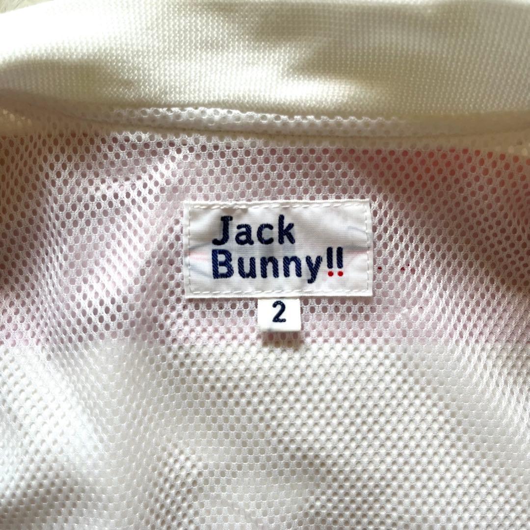 美品 Jack Bunny ボーダー ブルゾン ストライプジャケット 2 L