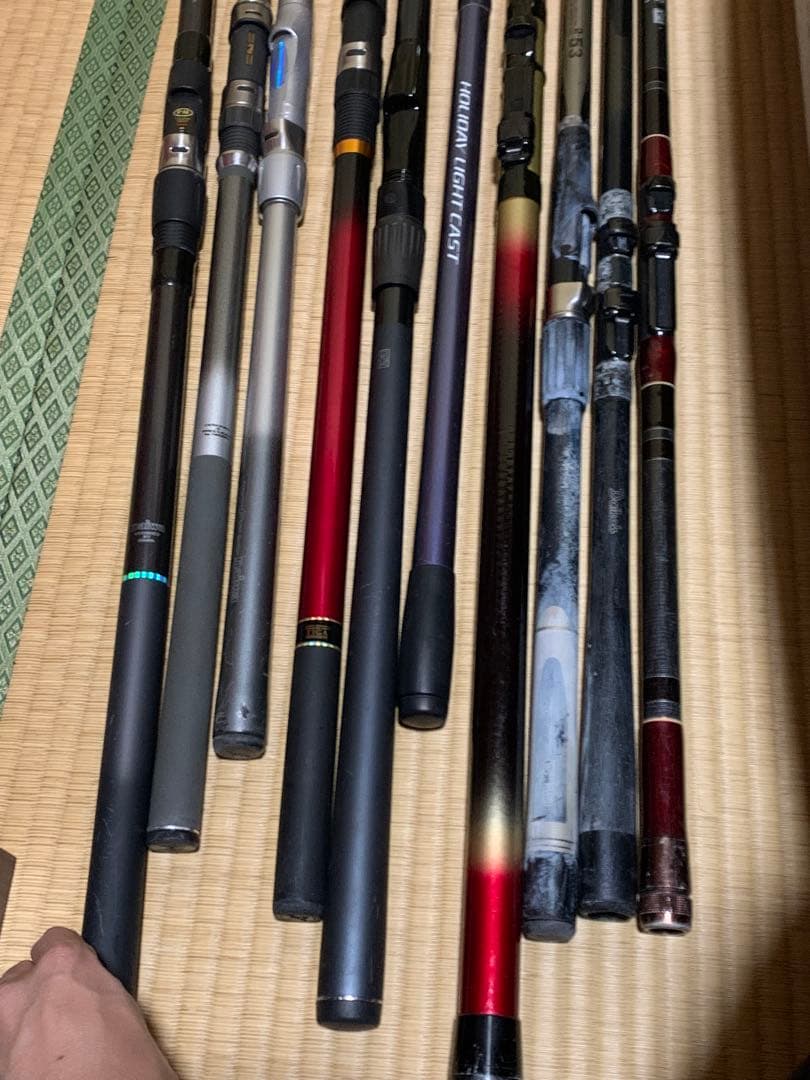 アドバンス磯等！合計10本。右の3本はおまけです！