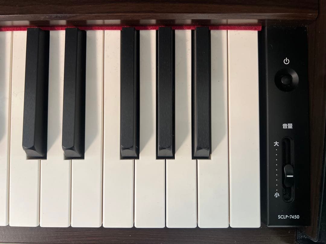 ※送料込みYAMAHA SCLP-7450DA ブラウン 電子ピアノ