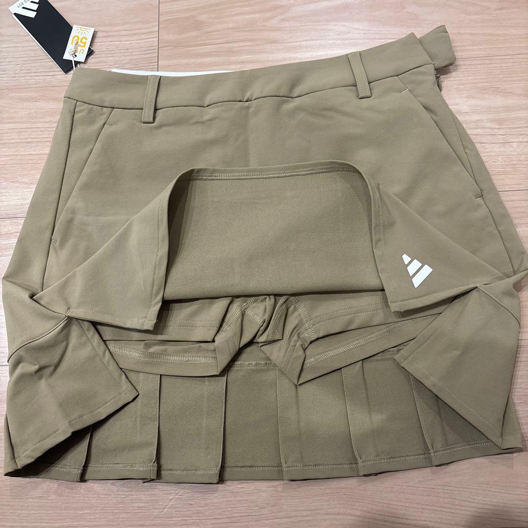 【新品】アディダスゴルフ 上下セット 長袖ポロシャツ＆プリーツスコート XL春
