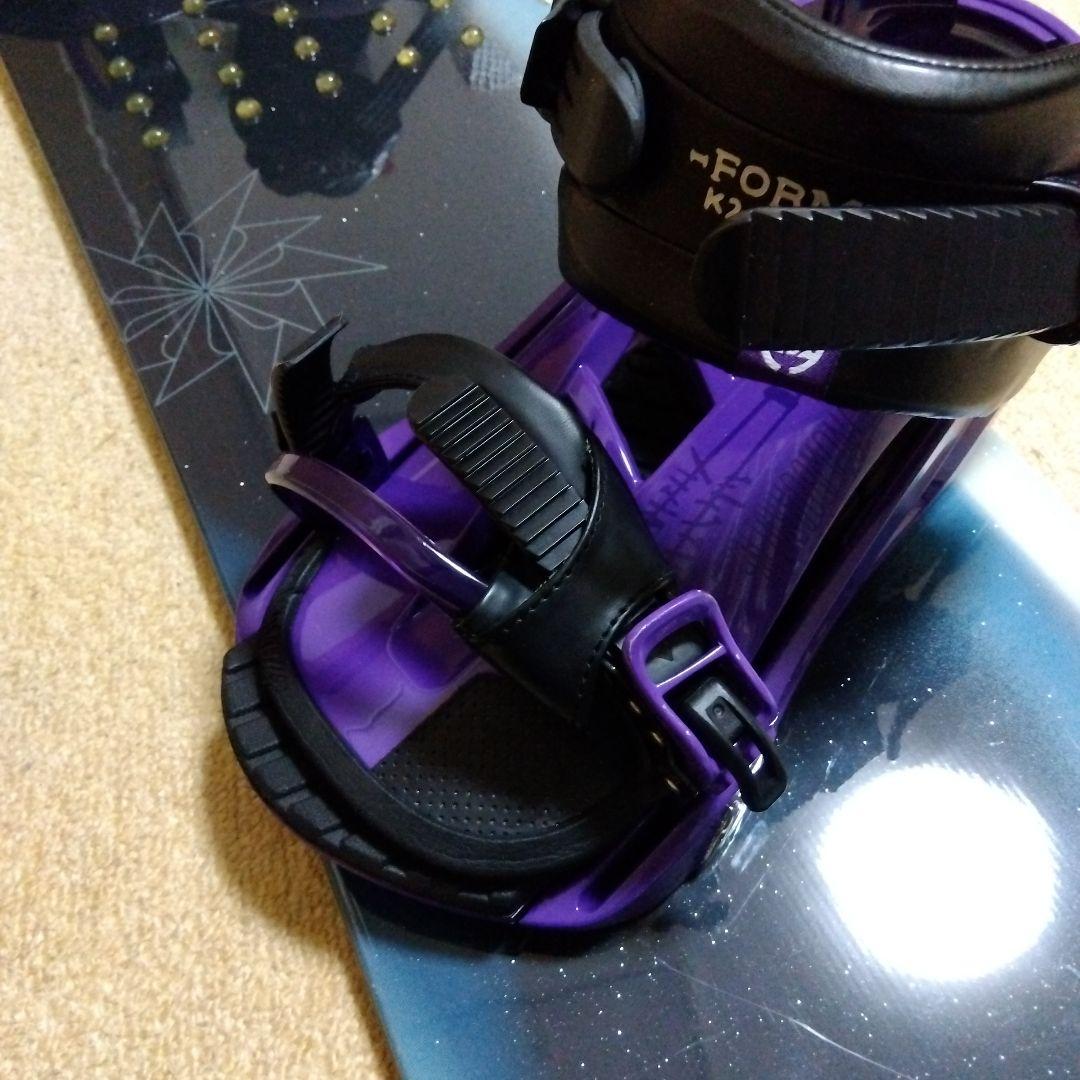 スノーボード板とビンディングセット