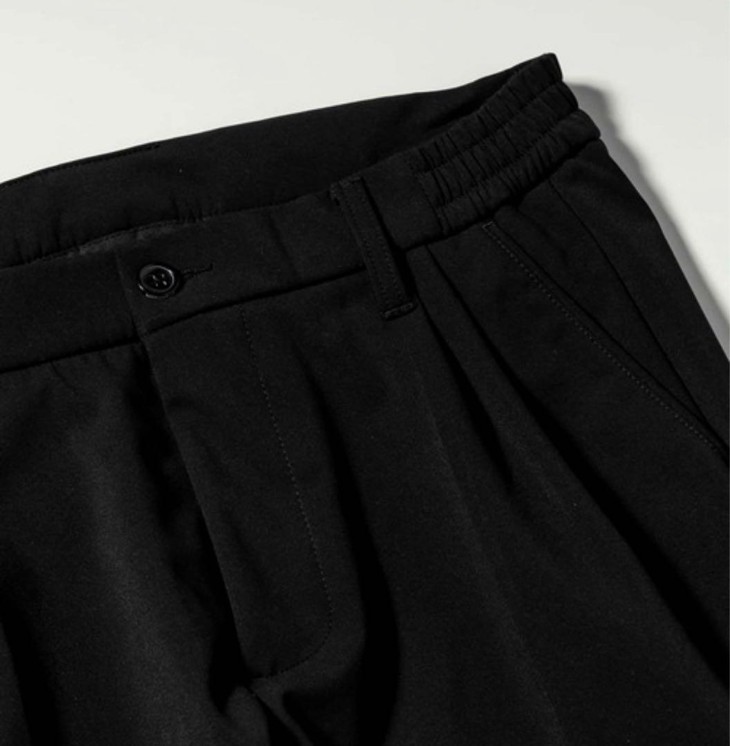 新品【LUXEAKMPLUS】リュクスエイケイエムプラス　防風　サイドロゴパンツ