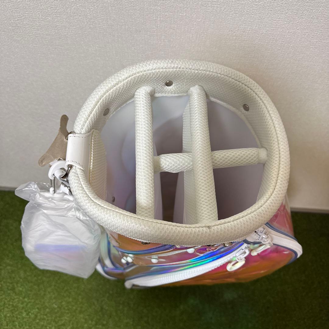 非売品 新品 HONMA ホンマ キャディバッグ オーロラ ホログラム クリアー