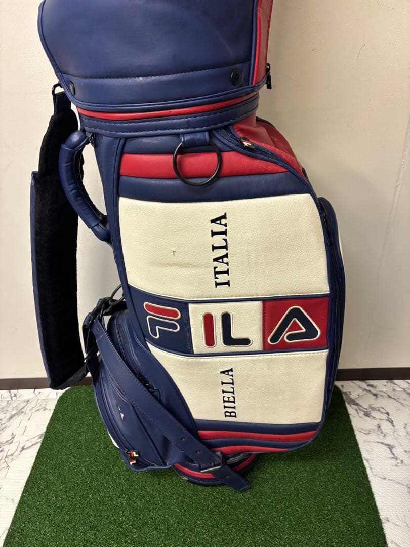 FILA GOLF（フィラゴルフ） キャディバッグ トリコロールカラー
