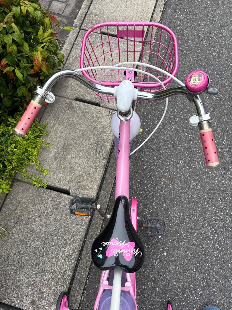 幼児用自転車　ミニーちゃん　14インチ