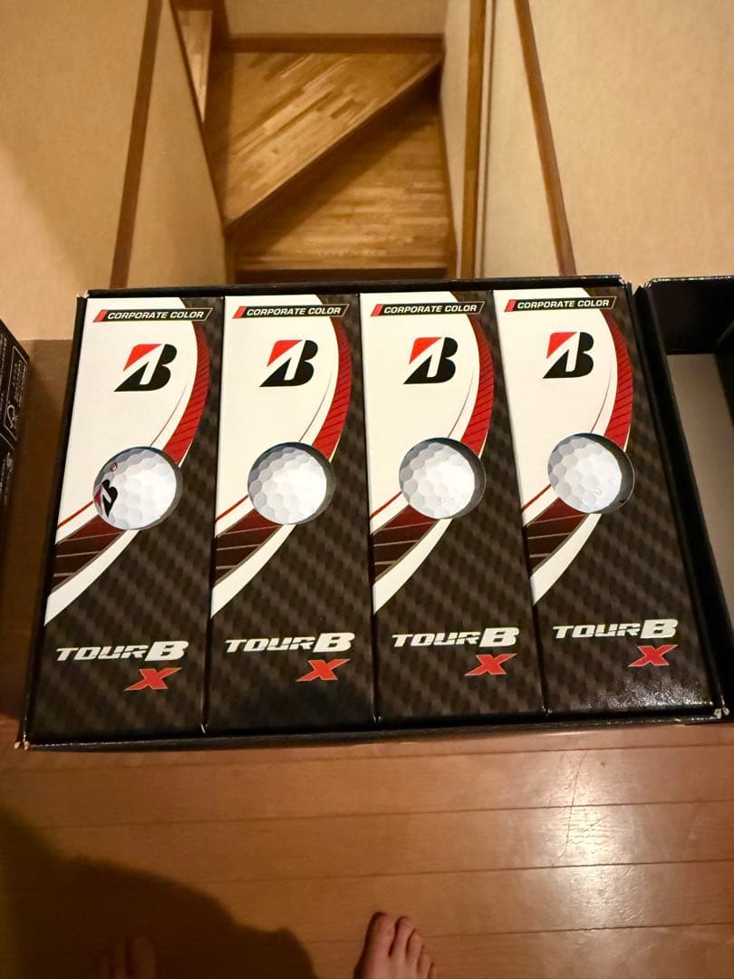 【未使用】ブリヂストン TOUR B X 2022年 2ダース ➕3スリーブ