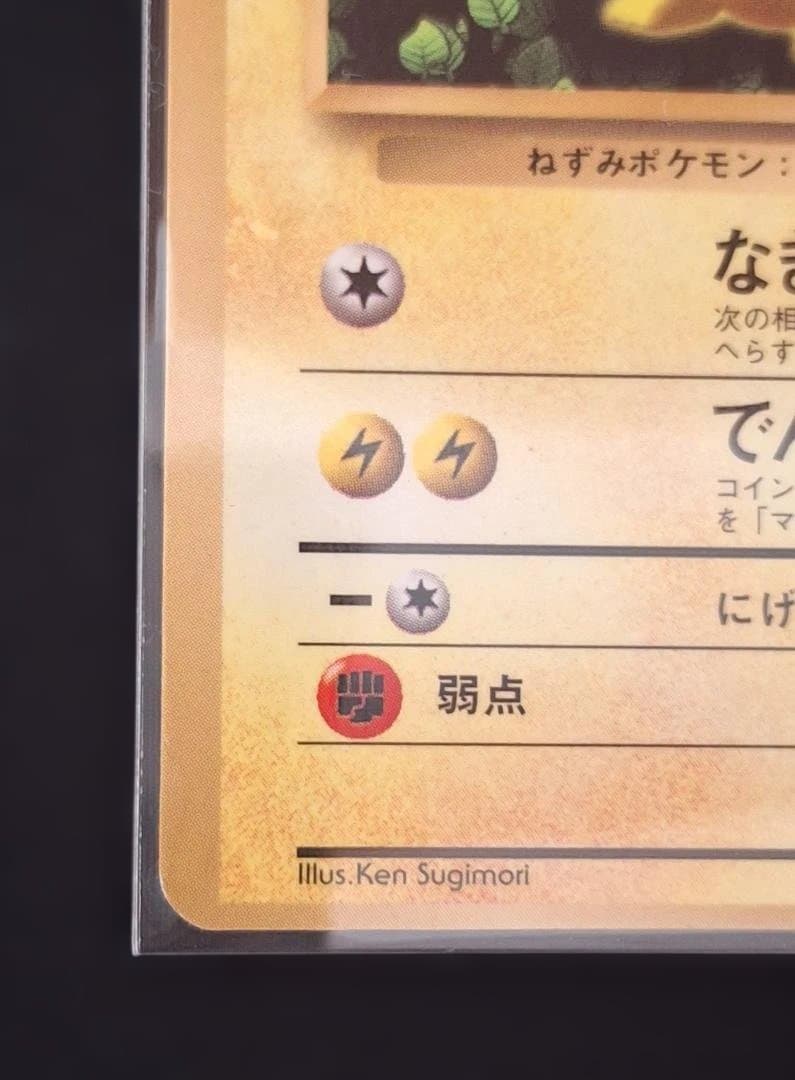 y*n様 旧裏 ピカチュウ エラー表記Ken Sugimori プロモ ポケモン