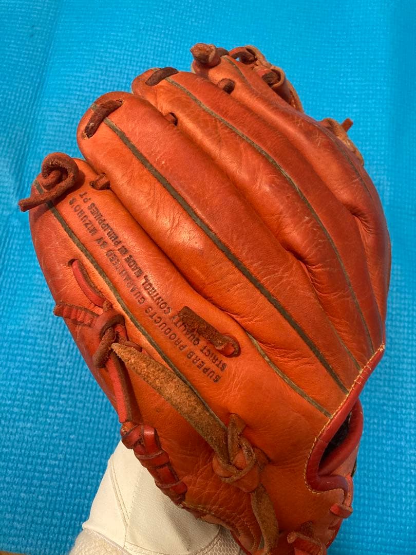 Mizuno ミズノ　少年用軟式グローブ セレクト9オレンジ